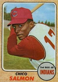 1968 Topps Baseball  Card #318  Chico Salmon