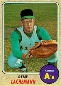 1968 Topps Baseball  Card #422  Rene Lachemann