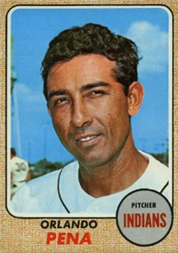 1968 Topps Baseball  Card #471  Orlando Pena