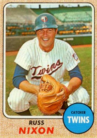 1968 Topps Baseball  Card #515  Russ Nixon