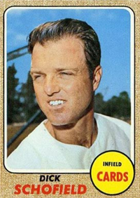 1968 Topps Baseball  Card #588  Dick Schofield