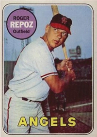 1969 Topps Baseball  Card #103  Roger Repoz