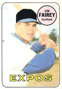 1969 Topps Baseball  Card #117  Jim Fairey