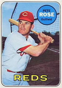 1969 Topps Baseball  Card #120  Pete Rose
