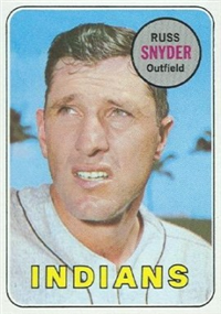1969 Topps Baseball  Card #201  Russ Snyder