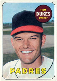 1969 Topps Baseball  Card #223  Tom Dukes