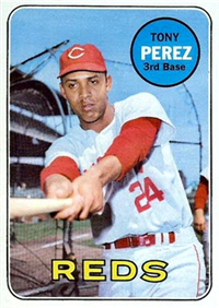 1969 Topps Baseball  Card #295  Tony Perez (Hall of Fame)