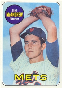 1969 Topps Baseball  Card #321  Jim McAndrew