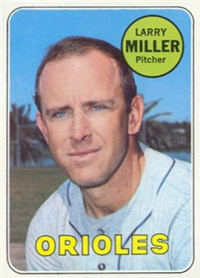 1969 Topps Baseball  Card #323  Larry Miller