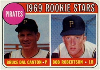 1969 Topps Baseball  Card #468  Pirates Rookies (Yellow Lettering)