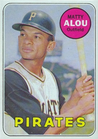 1969 Topps Baseball  Card #490  Matty Alou