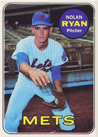 1969 Topps Baseball  Card #533  Nolan Ryan (Hall of Fame)
