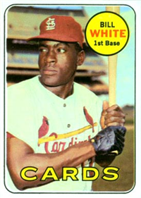 1969 Topps Baseball  Card #588  Bill White