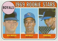 1969 Topps Baseball  Card #619  Royals Rookies