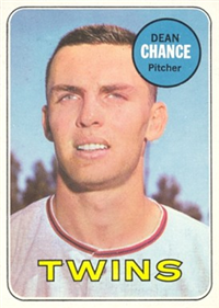 1969 Topps Baseball  Card #620  Dean Chance