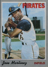 1970 Topps Baseball  Card #8  Jose Martinez