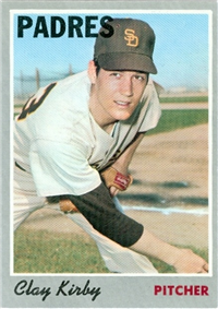 1970 Topps Baseball  Card #79  Clay Kirby