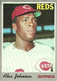 1970 Topps Baseball  Card #115  Alex Johnson
