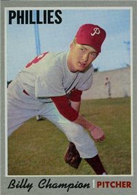 1970 Topps Baseball  Card #149  Billy Champion