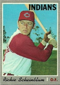 1970 Topps Baseball  Card #161  Richie Scheinblum
