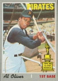 1970 Topps Baseball  Card #166  Al Oliver