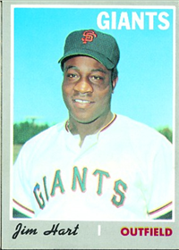 1970 Topps Baseball  Card #176  Jim Hart