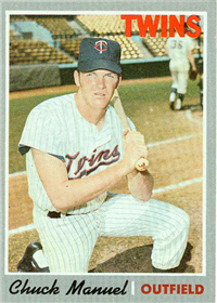 1970 Topps Baseball  Card #194  Chuck Manuel