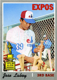 1970 Topps Baseball  Card #238  Jose Laboy