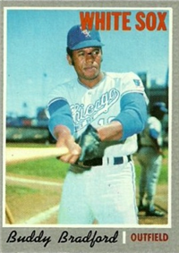 1970 Topps Baseball  Card #299  Buddy Bradford