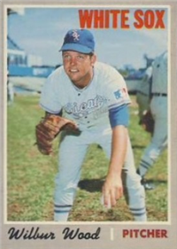 1970 Topps Baseball  Card #342  Wilbur Wood