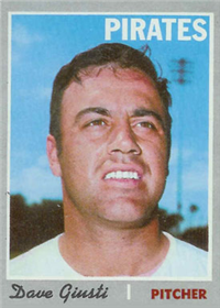 1970 Topps Baseball  Card #372  Dave Giusti