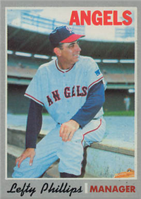 1970 Topps Baseball  Card #376  Lefty Phillips