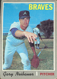 1970 Topps Baseball  Card #384  Gary Neibauer