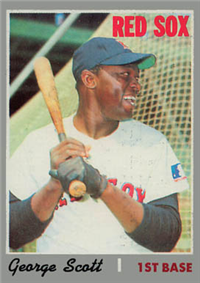 1970 Topps Baseball  Card #385  George Scott