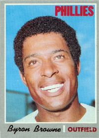 1970 Topps Baseball  Card #388  Byron Browne