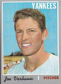 1970 Topps Baseball  Card #416  Joe Verbanic