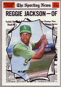 1970 Topps Baseball  Card #459  Reggie Jackson All-Star (Hall of Fame)