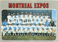 1970 Topps Baseball  Card #509  Montreal Expos Team