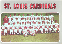 1970 Topps Baseball  Card #549  St. Louis Cardinals Team