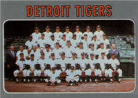 1970 Topps Baseball  Card #579  Detroit Tigers team