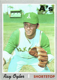 1970 Topps Baseball  Card #603  Ray Oyler