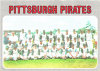 1970 Topps Baseball  Card #608  Pittsburgh Pirates Team
