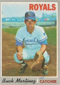 1970 Topps Baseball  Card #609  Buck Martinez