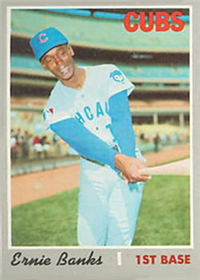 1970 Topps Baseball  Card #630  Ernie Banks (Hall of Fame)