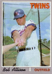 1970 Topps Baseball  Card #635  Bob Allison