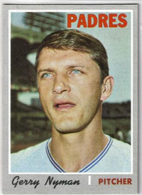 1970 Topps Baseball  Card #644  Gerry Nyman