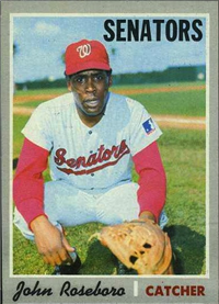 1970 Topps Baseball  Card #655  John Roseboro