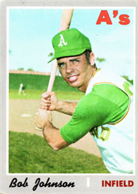1970 Topps Baseball  Card #693  Bob Johnson