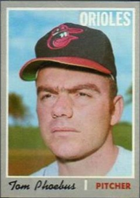 1970 Topps Baseball  Card #717  Tom Phoebus