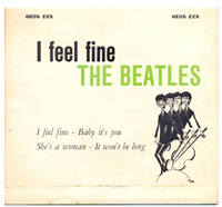 THE BEATLES  I Feel Fine EP (Odeon Geos 225, Norway, 1964)